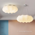 Lampe plafond blanc de citrouille PE pour boutique